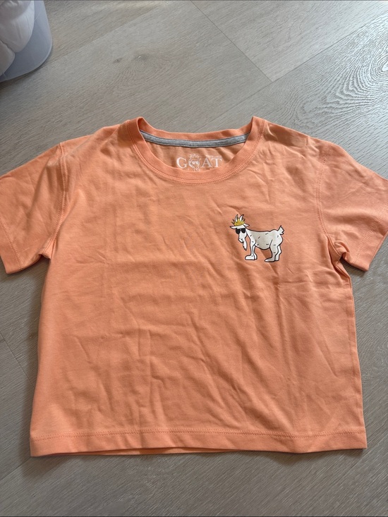 Goat Usa Other - Kids' GOATusa Orange Graphic Tee with Crowned Goat